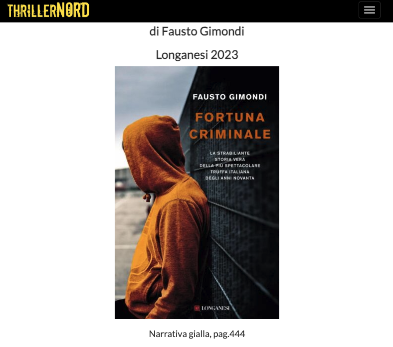 ThrillerNORD, gennaio 2024